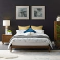 thumbnail image 1 of Modway Lodge Full Mates Platform Bed in Walnut, 1 of 6