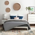thumbnail image 1 of Modway Lodge Queen Wood Platform Bed Frame in White, 1 of 6