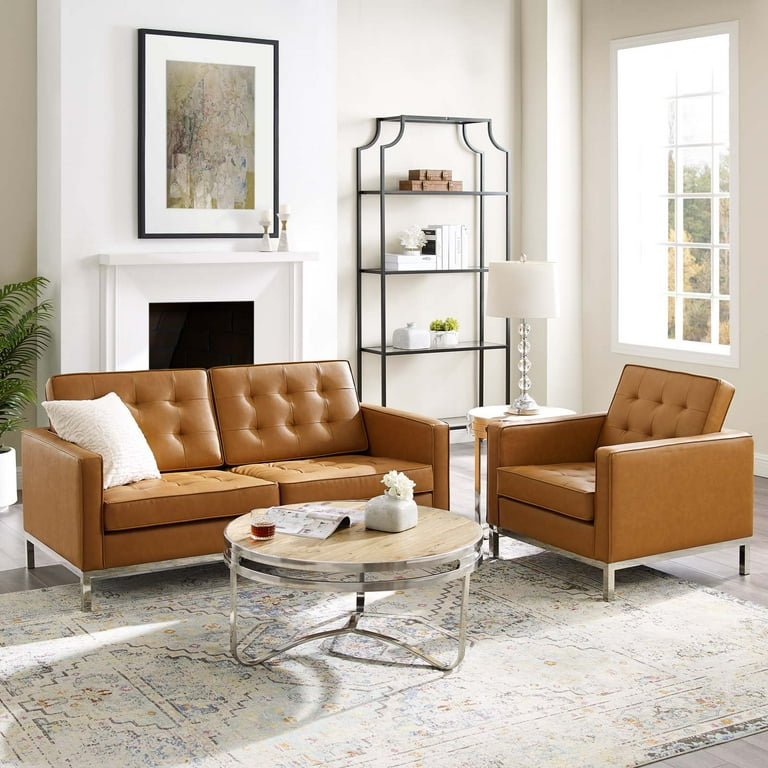 Loveseat armchair set sales