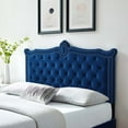 thumbnail image 1 of Modway Louisa Tufted Performance Velvet Twin Headboard in Navy, 1 of 10
