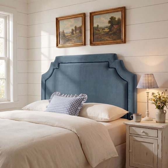 Modway Magnolia Stain-Resistant Performance Velvet Queen Size Headboard in