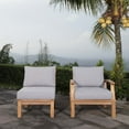 thumbnail image 1 of Modway Marina 2 Piece Outdoor Patio Teak Set in Natural Gray, 1 of 6