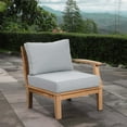 thumbnail image 1 of Modway Marina Outdoor Patio Teak Right-Facing Sofa, Multiple Colors, 1 of 9
