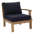 thumbnail image 1 of Modway Marina Outdoor Patio Teak Right-Facing Sofa, 1 of 9