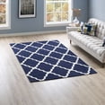 thumbnail image 1 of Modway Marja Moroccan Trellis 5x8 Area Rug in Navy and Ivory, 1 of 7
