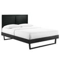thumbnail image 1 of Modway Marlee Full Wood Platform Bed with Angular Frame in Black, 1 of 13