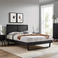thumbnail image 1 of Modway Marlee Wood Frame Queen Platform Bed with Angular Frame in Black, 1 of 10