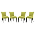 thumbnail image 1 of Modway Marquis 20.5" Rubberwood and Fabric Dining Chair in Wheatgrass (Set of 4), 1 of 4