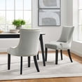 thumbnail image 1 of Marquis Performance Velvet Dining Chairs - Set of 2-EEI-5010, 1 of 9