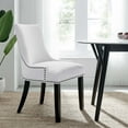 thumbnail image 1 of Modway Marquis Solid Wood and Polyester Fabric Dining Chair in White, 1 of 8