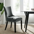 thumbnail image 1 of Modway Marquis Solid Wood and Vegan Leather Dining Chair in Gray, 1 of 8