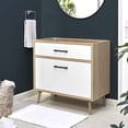 thumbnail image 1 of Modway Maverick 36" Bathroom Vanity Cabinet - Sink Basin Not Included in Oak White, 1 of 10