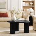 thumbnail image 1 of Modway Mavina Round Mango Wood Coffee Table in Black by Modway, 1 of 8