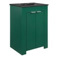 thumbnail image 1 of Modway Maybelle 24" Modern Wood Bathroom Vanity in Green/Black, 1 of 9