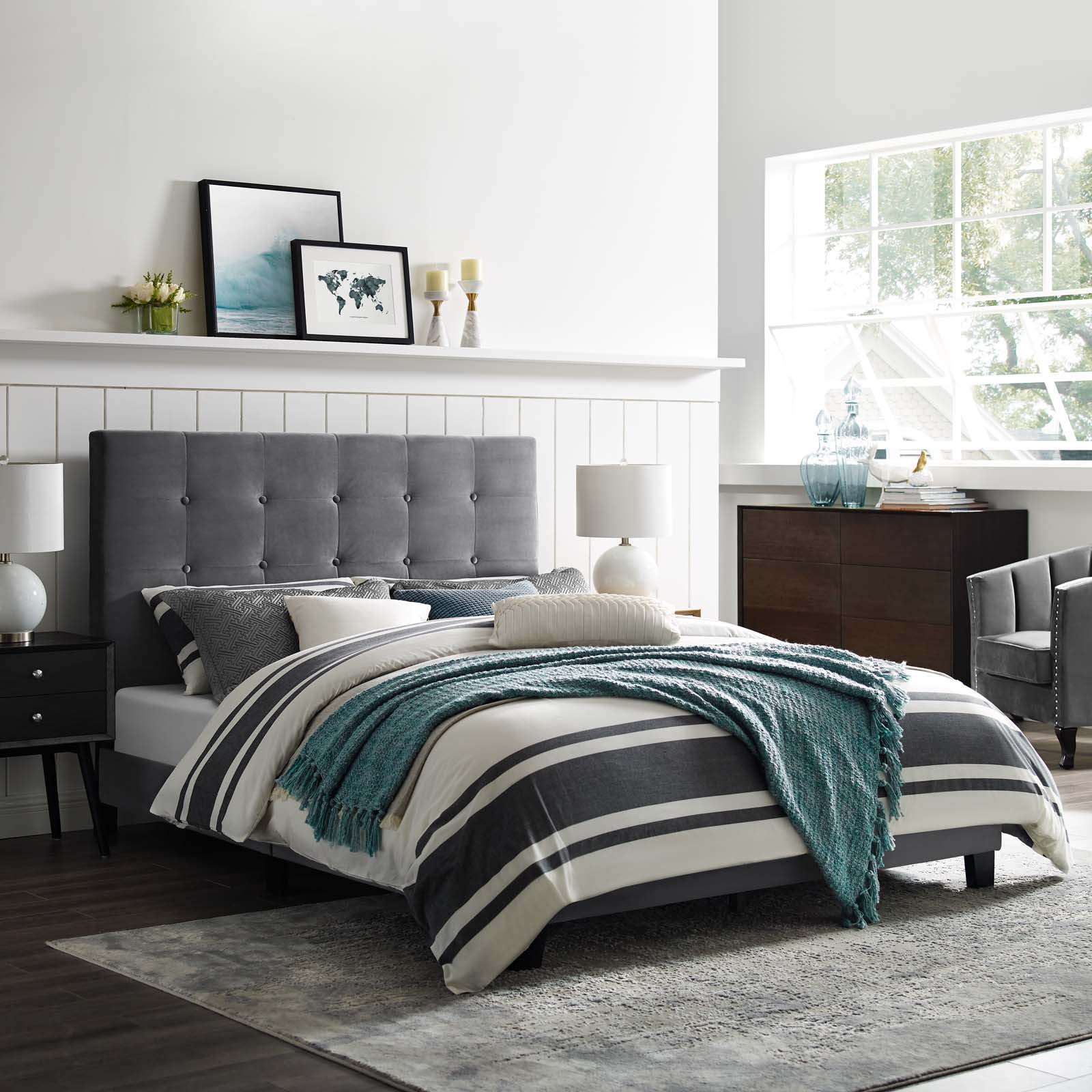 Modway cheap melanie bed