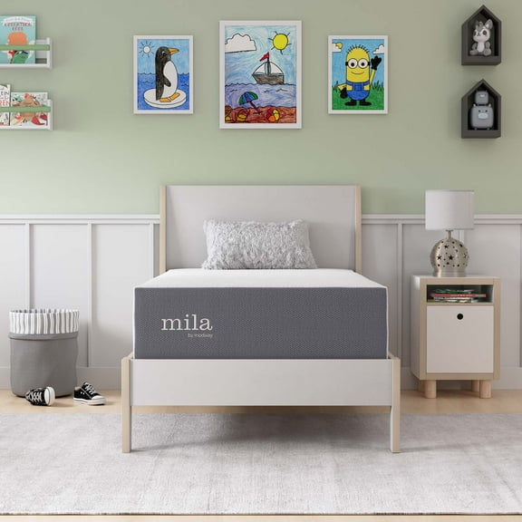 Modway Mila 12" Twin Mattress in White