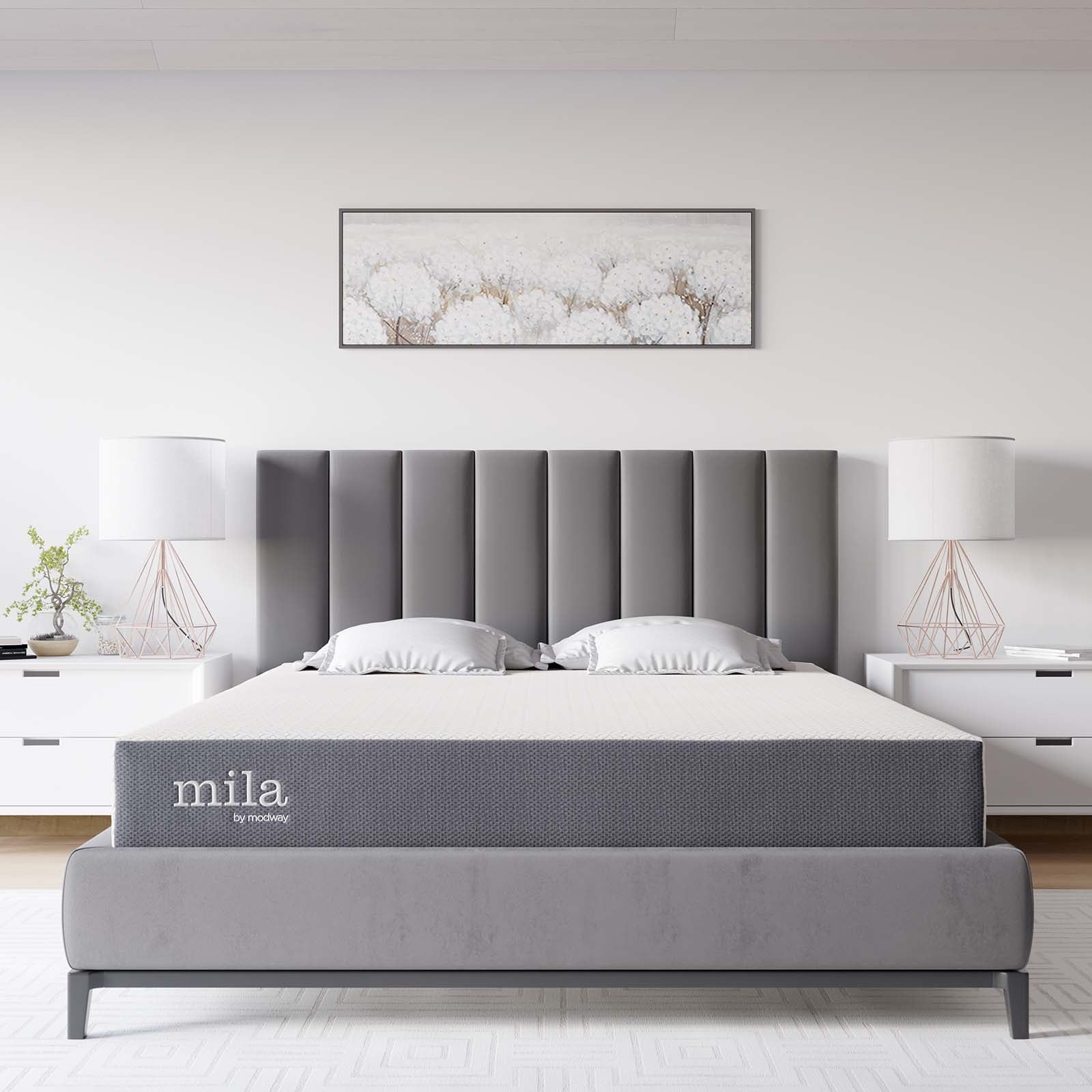 Luxury 8" Gel Memory Foam King Mattress in Quilted Comfort