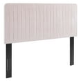 thumbnail image 1 of Modway Milenna Channel Tufted Performance Velvet King/California King Headboard in Pink, 1 of 10