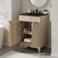 thumbnail image 1 of Modway Miles 24” Bathroom Vanity in Black Oak, 1 of 10