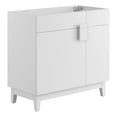 thumbnail image 1 of Modway Miles 36” Bathroom Vanity Cabinet (Sink Basin Not Included) in White, 1 of 9