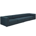 thumbnail image 1 of Modway Mingle 4 Piece Upholstered Fabric Sectional Sofa Set in Blue, 1 of 4