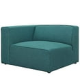 thumbnail image 1 of Modway Mingle Fabric Left-Facing Sofa in Teal, 1 of 5
