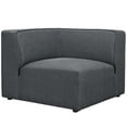 thumbnail image 1 of Modway Mingle Modern Style Polyester Fabric Sofa Corner Chair in Gray, 1 of 4