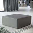 thumbnail image 1 of Modway Mingle Vegan Leather Ottoman in Gray, 1 of 7
