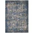 thumbnail image 1 of Modway Minu Distressed Floral Lattice 4x6 Area Rug in Blue Gray, Yellow and Orange, 1 of 8
