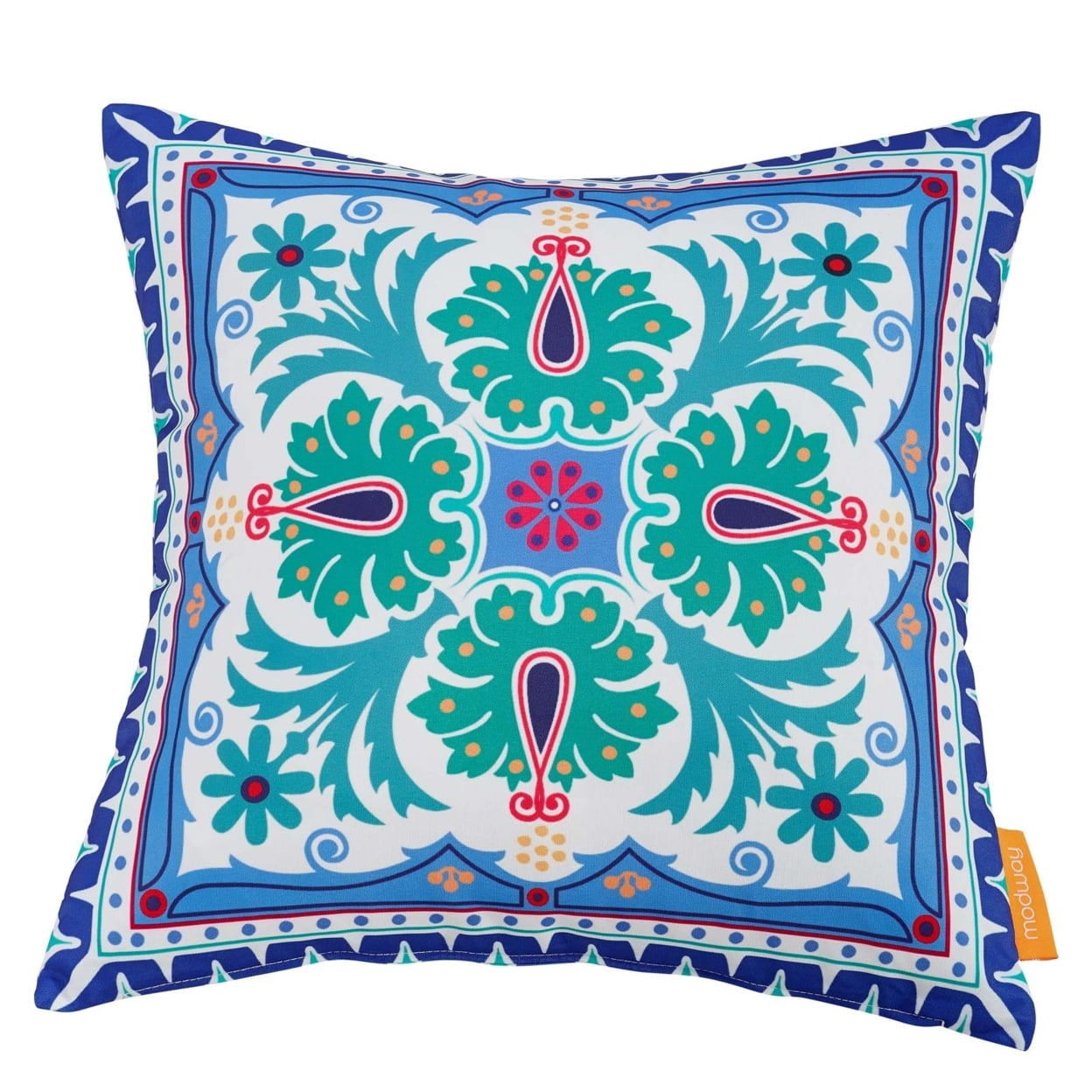 Clover Floral Pattern Outdoor Square Pillow Set