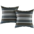 thumbnail image 1 of Modway Modway Two Piece Outdoor Patio Pillow Set in Stripe, 1 of 2