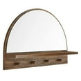 thumbnail image 1 of Modway Moonbeam Arched Mirror in Walnut, 1 of 9