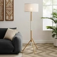 thumbnail image 1 of Modway Natalie Tripod Floor Lamp in White Natural, 1 of 9