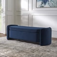 thumbnail image 1 of Modway Nebula Upholstered Performance Velvet Bench in Midnight Blue, 1 of 8