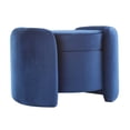 thumbnail image 1 of Nebula Upholstered Performance Velvet Ottoman, 1 of 7