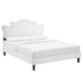 thumbnail image 1 of Modway Neena Performance Velvet King Bed in White, 1 of 10