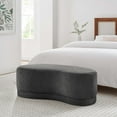 thumbnail image 1 of Nimbus 48" Upholstered Ottoman Bench in Cast Slate, 1 of 10