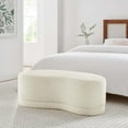thumbnail image 1 of Nimbus 48" Upholstered Ottoman Bench in Cream, 1 of 10