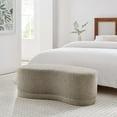 thumbnail image 1 of Nimbus 48" Upholstered Ottoman Bench in Oat, 1 of 10