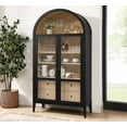thumbnail image 1 of Nolan Storage Display Cabinet in Black Oak, 1 of 10