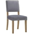thumbnail image 1 of Modway Oblige Wood Dining Chair in Gray, 1 of 7