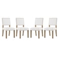 thumbnail image 1 of Modway Oblige Dining Chair Wood Set of 4 in Ivory, 1 of 4