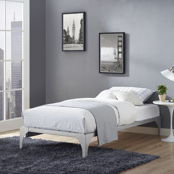 Modway Ollie Steel Platform Bed Frame, Multiple Sizes and Colors
