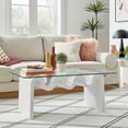 thumbnail image 1 of Ondine Coffee Table in White, 1 of 10