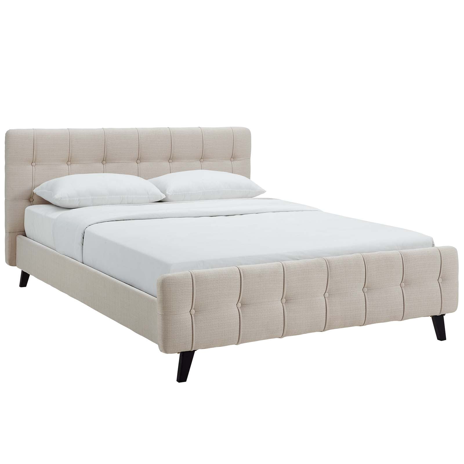 Modway Ophelia Queen Upholstered Platform Bed Multiple Colors Walmart