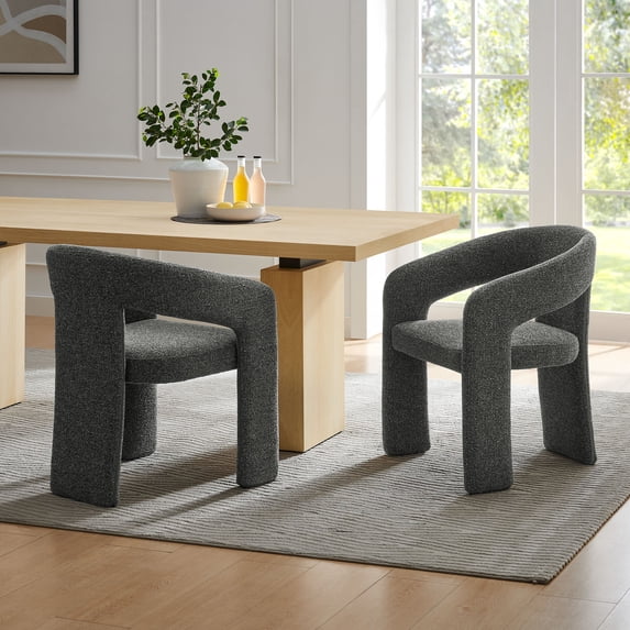 Modway Oslo Dining Accent Chair in Anthracite