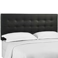 thumbnail image 1 of Modway Paisley Tufted King and California King Upholstered Faux Leather Headboard in Black, 1 of 9