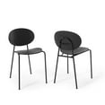 thumbnail image 1 of Modway Palette Dining Side Chair Set of 2 in Black, 1 of 12