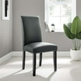 thumbnail image 1 of Modway Parcel Dining Faux Leather Side Chair in Gray, 1 of 8