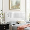 thumbnail image 1 of Modway Patience Channel Tufted Performance Velvet Full/Queen Headboard in White, 1 of 9